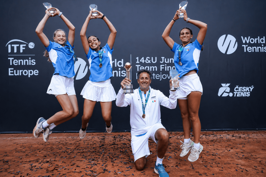 Nazionale-U14-tennis-femminile-vittoria